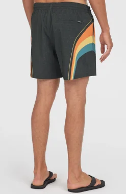 Homme O'Neill Shorts De Bain|Protection Anti-Uv-HommesShort de bain O'Riginals Longboard 15| Noir Mix