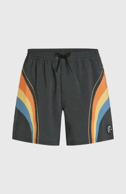 Homme O'Neill Shorts De Bain|Protection Anti-Uv-HommesShort de bain O'Riginals Longboard 15| Noir Mix
