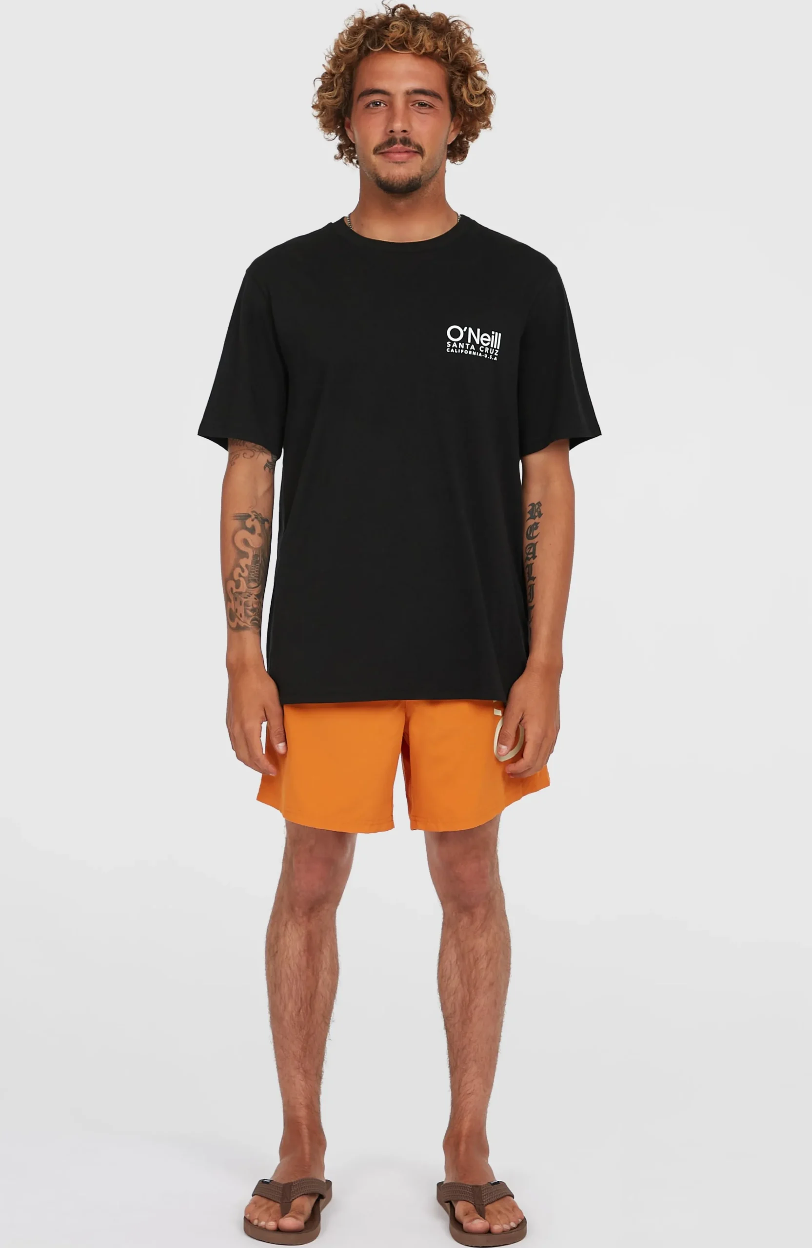 Homme O'Neill Shorts De Bain|Protection Anti-Uv-HommesShort de bain Original Cali 16''| Orange