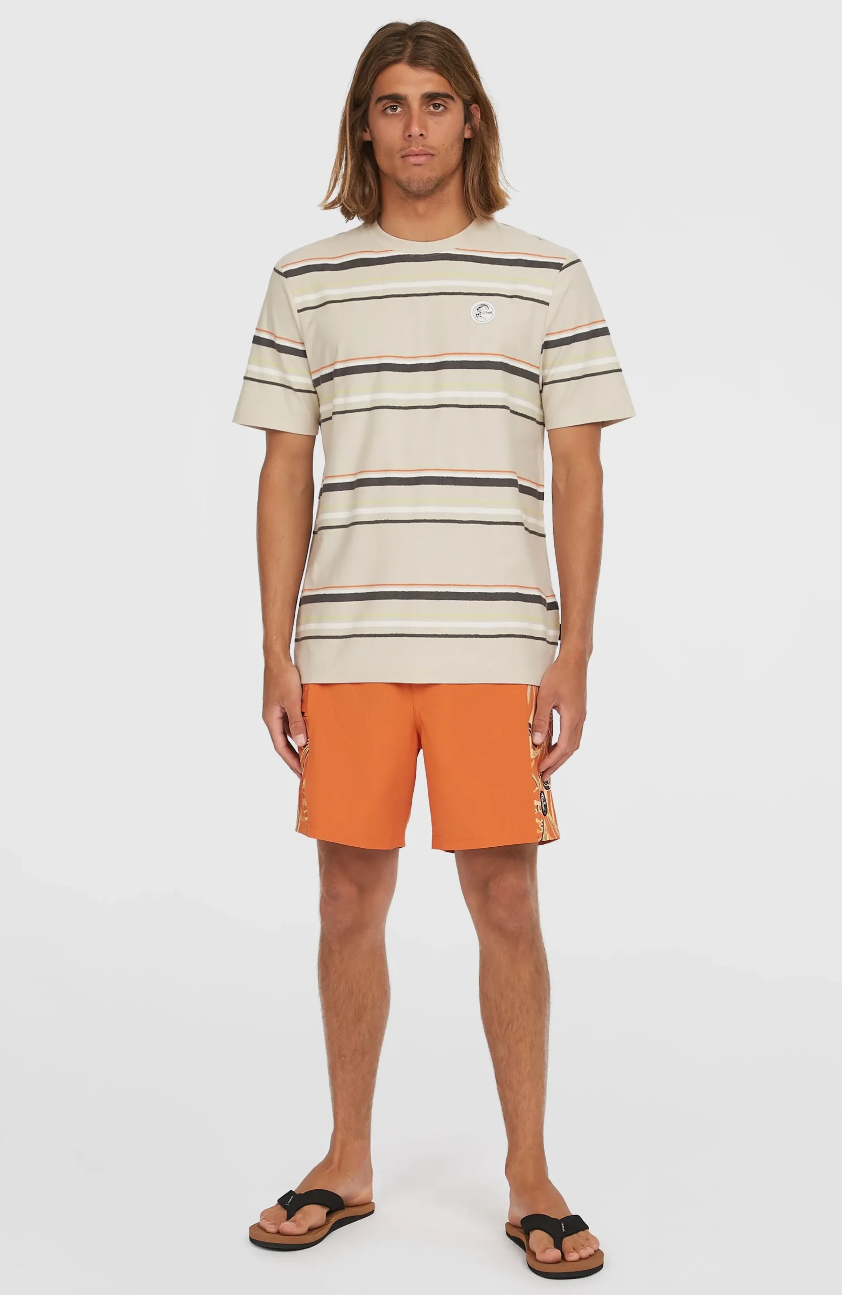 Homme O'Neill Shorts De Bain|Protection Anti-Uv-HommesShort de bain O'Riginals Side Panel 16| Orange