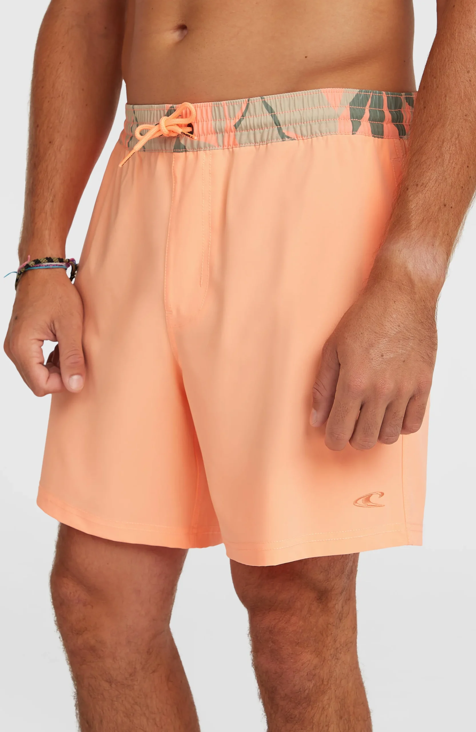 Homme O'Neill Shorts De Bain|Protection Anti-Uv-HommesShort de bain Pocket Print 16| Orange