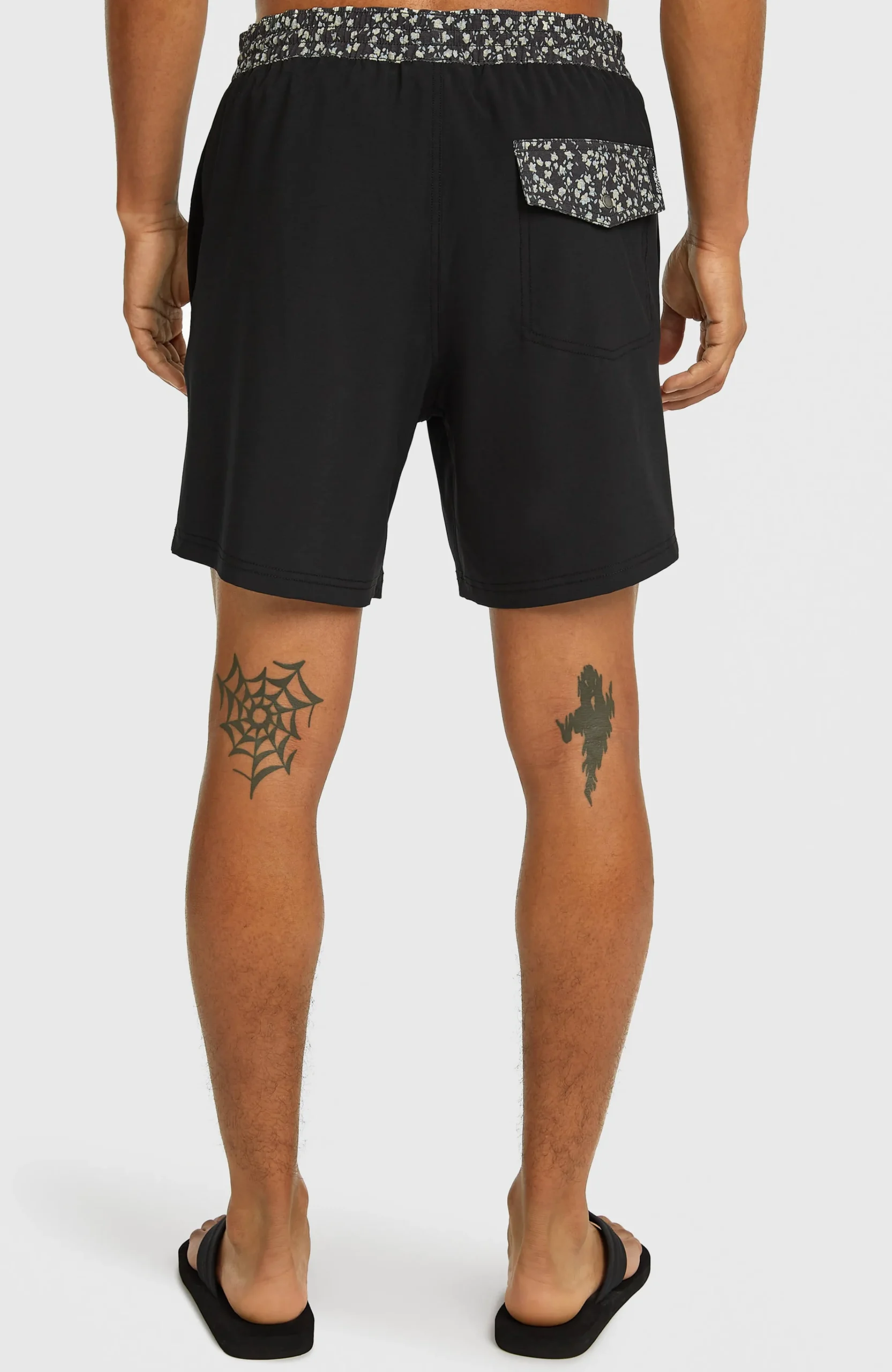 Homme O'Neill Shorts De Bain|Protection Anti-Uv-HommesShort de bain Pocket Print 16| Noire