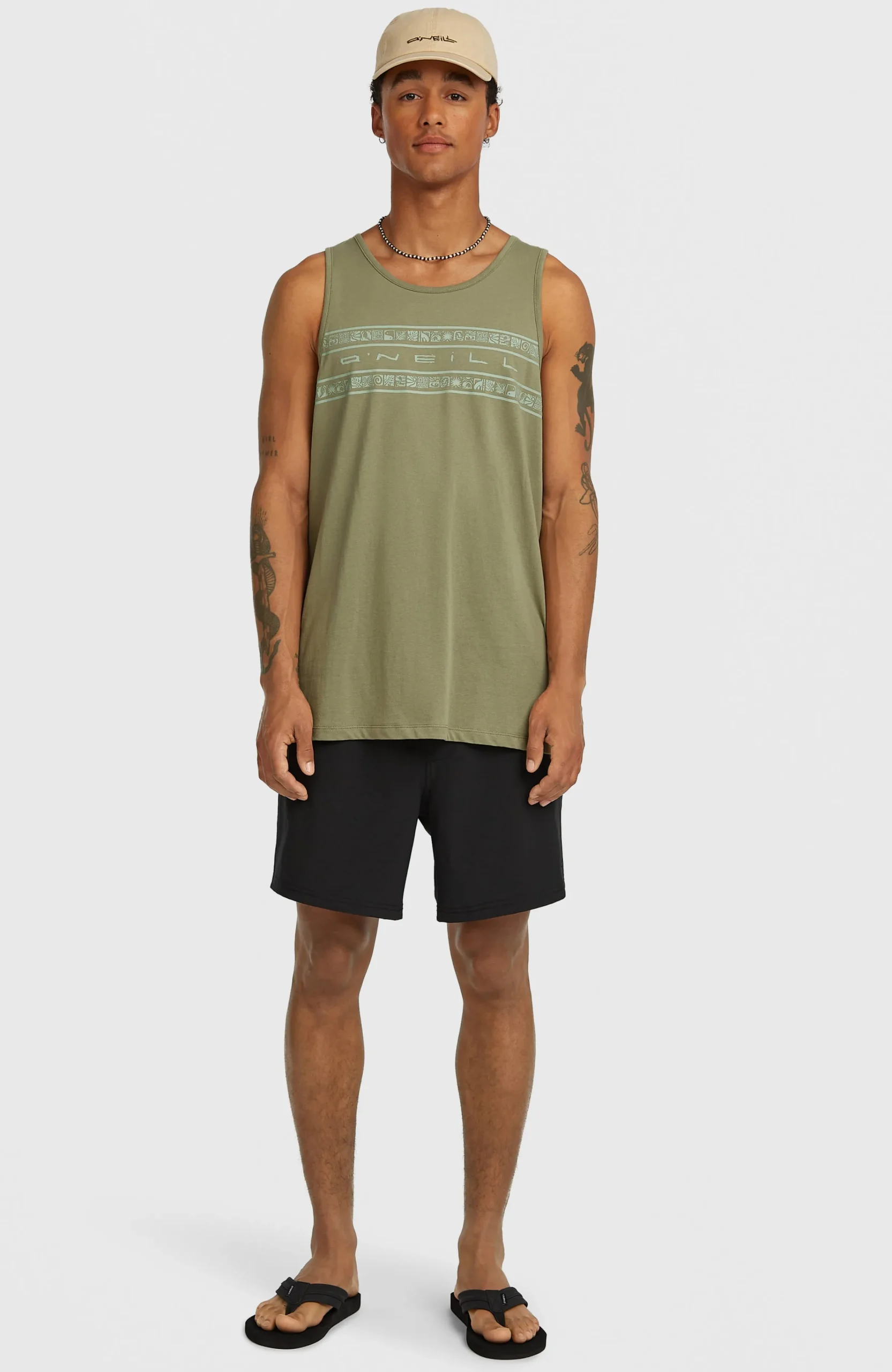 Homme O'Neill Shorts De Bain|Protection Anti-Uv-HommesShort de bain Pocket Print 16| Noire