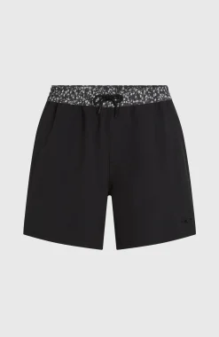 Homme O'Neill Shorts De Bain|Protection Anti-Uv-HommesShort de bain Pocket Print 16| Noire