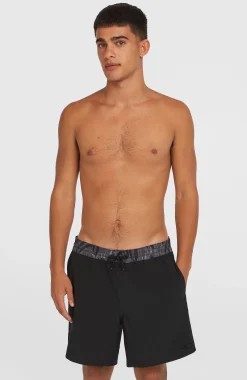 Homme O'Neill Shorts De Bain|Protection Anti-Uv-HommesShort de bain Pocket Print 16| Noire