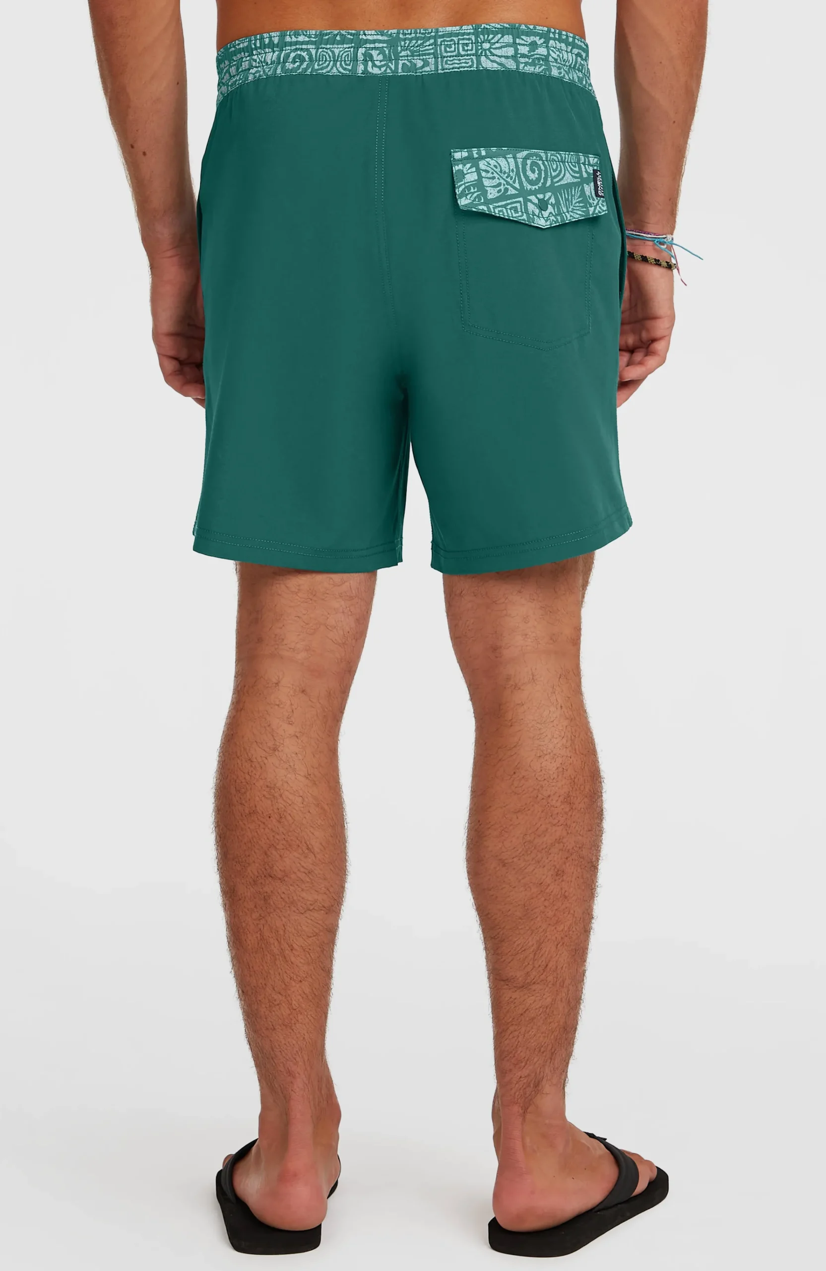 Homme O'Neill Shorts De Bain|Protection Anti-Uv-HommesShort de bain Pocket Print 16| Vert