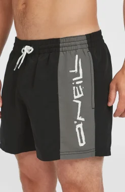 Homme O'Neill Shorts De Bain|Protection Anti-Uv-HommesShort de bain Retro 14''| Noir Mix