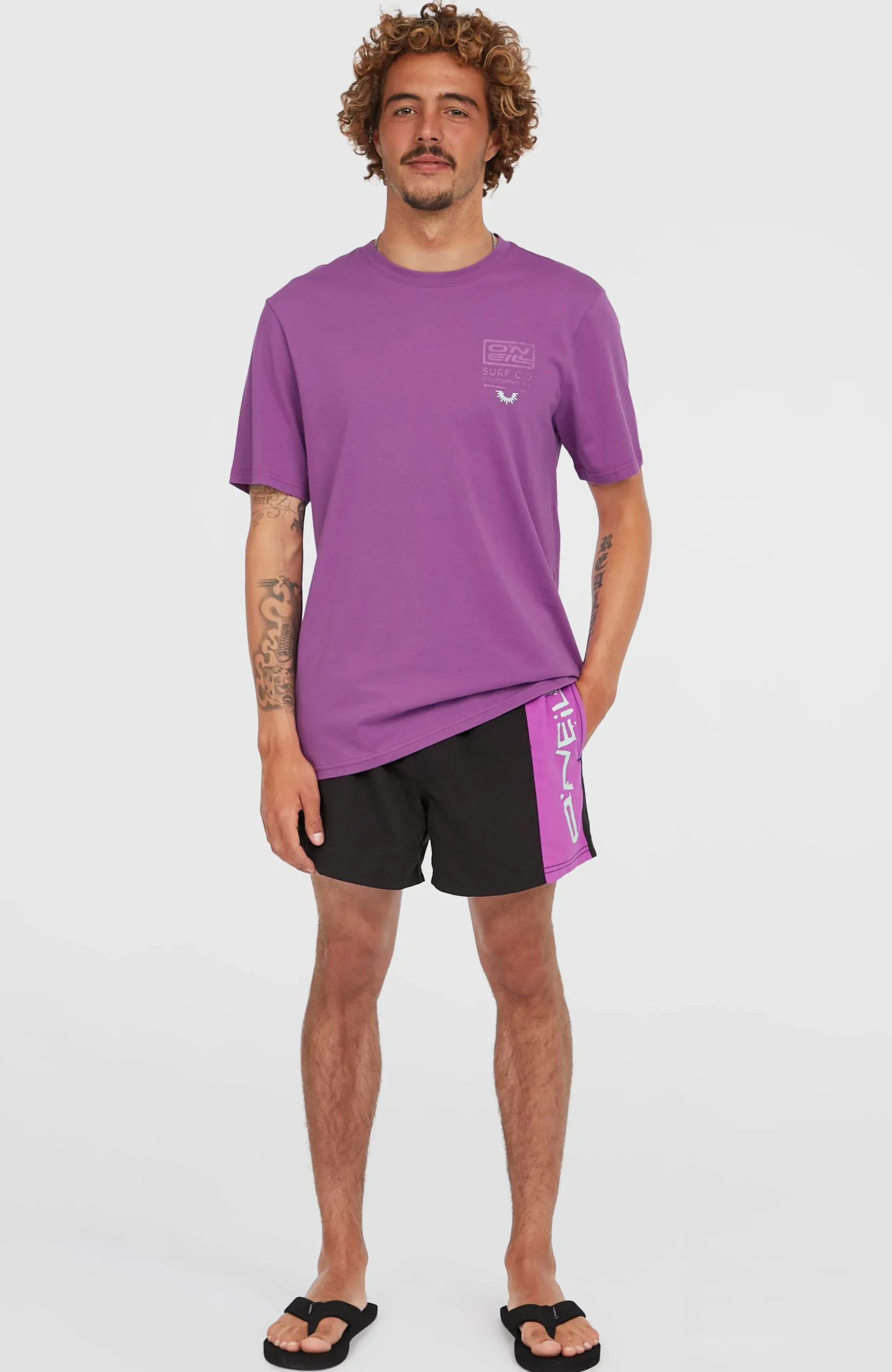 Homme O'Neill Shorts De Bain|Protection Anti-Uv-HommesShort de bain Retro 14''| Violet Mix