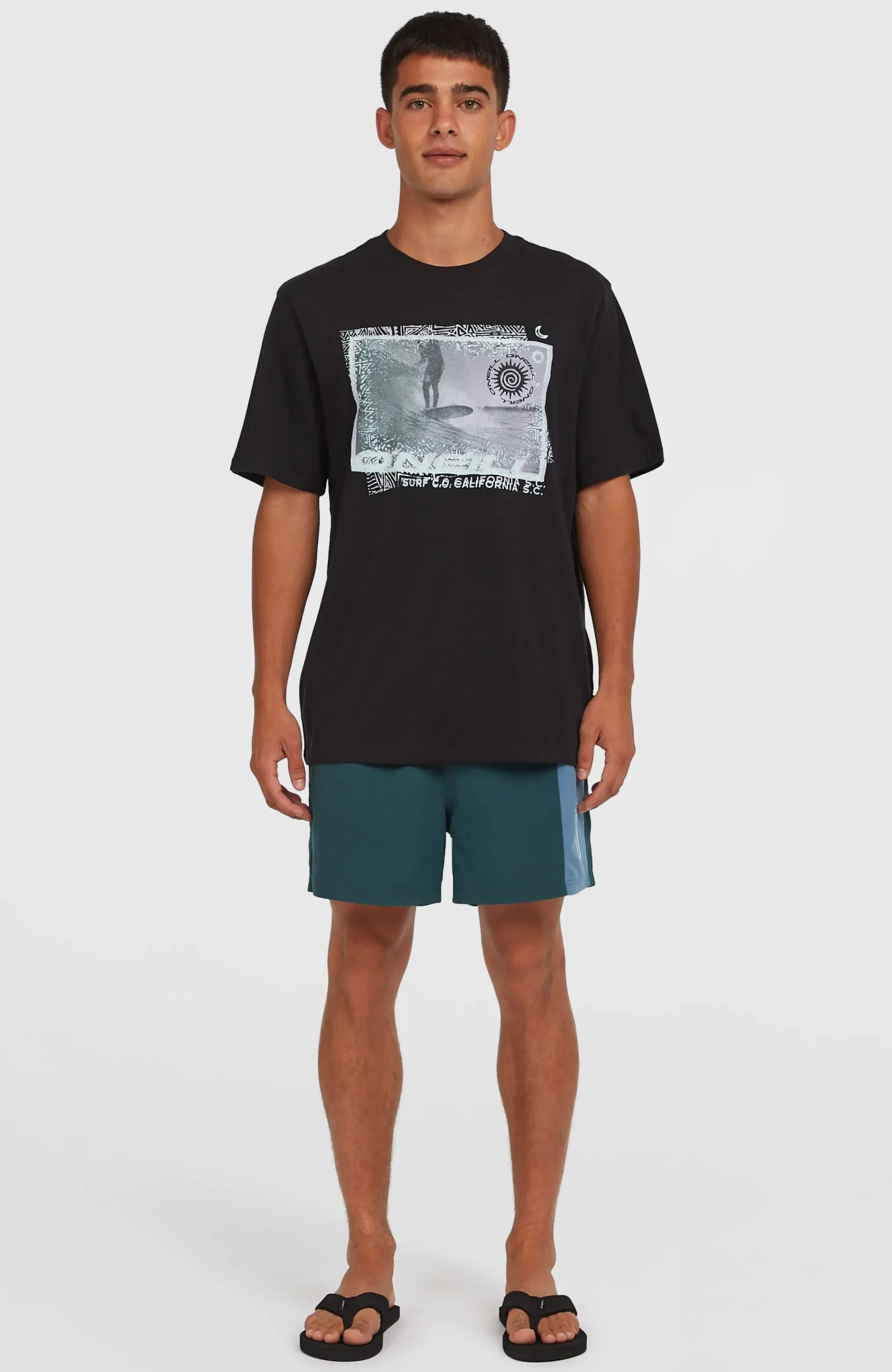 Homme O'Neill Shorts De Bain|Protection Anti-Uv-HommesShort de bain Retro 14''| Bleu Mix