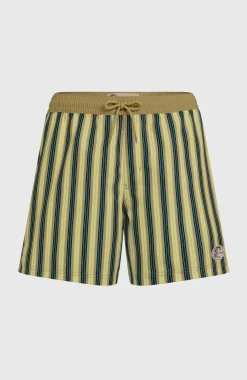 Homme O'Neill Shorts De Bain|Protection Anti-Uv-HommesShorts de bain O'Riginals Stripe 15| Jaune