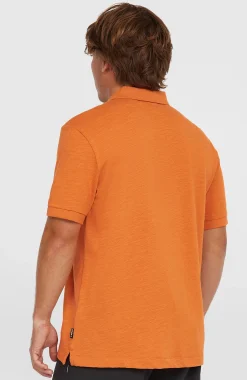 Homme O'Neill Polos|Protection Anti-Uv-HommesSlub Polo Small Logo| Orange