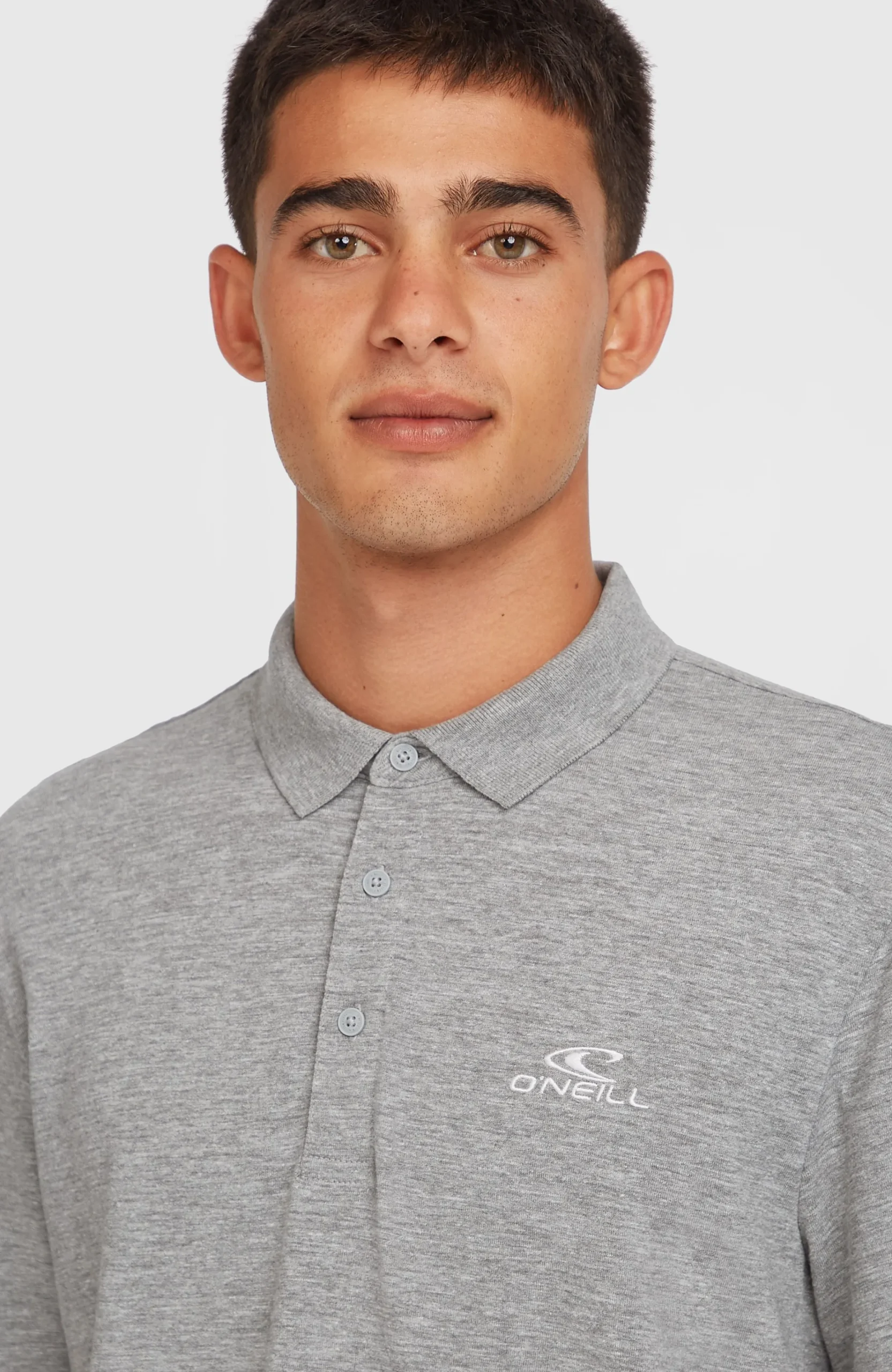 Homme O'Neill Polos|Protection Anti-Uv-HommesSlub Polo Small Logo| Gris