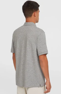 Homme O'Neill Polos|Protection Anti-Uv-HommesSlub Polo Small Logo| Gris