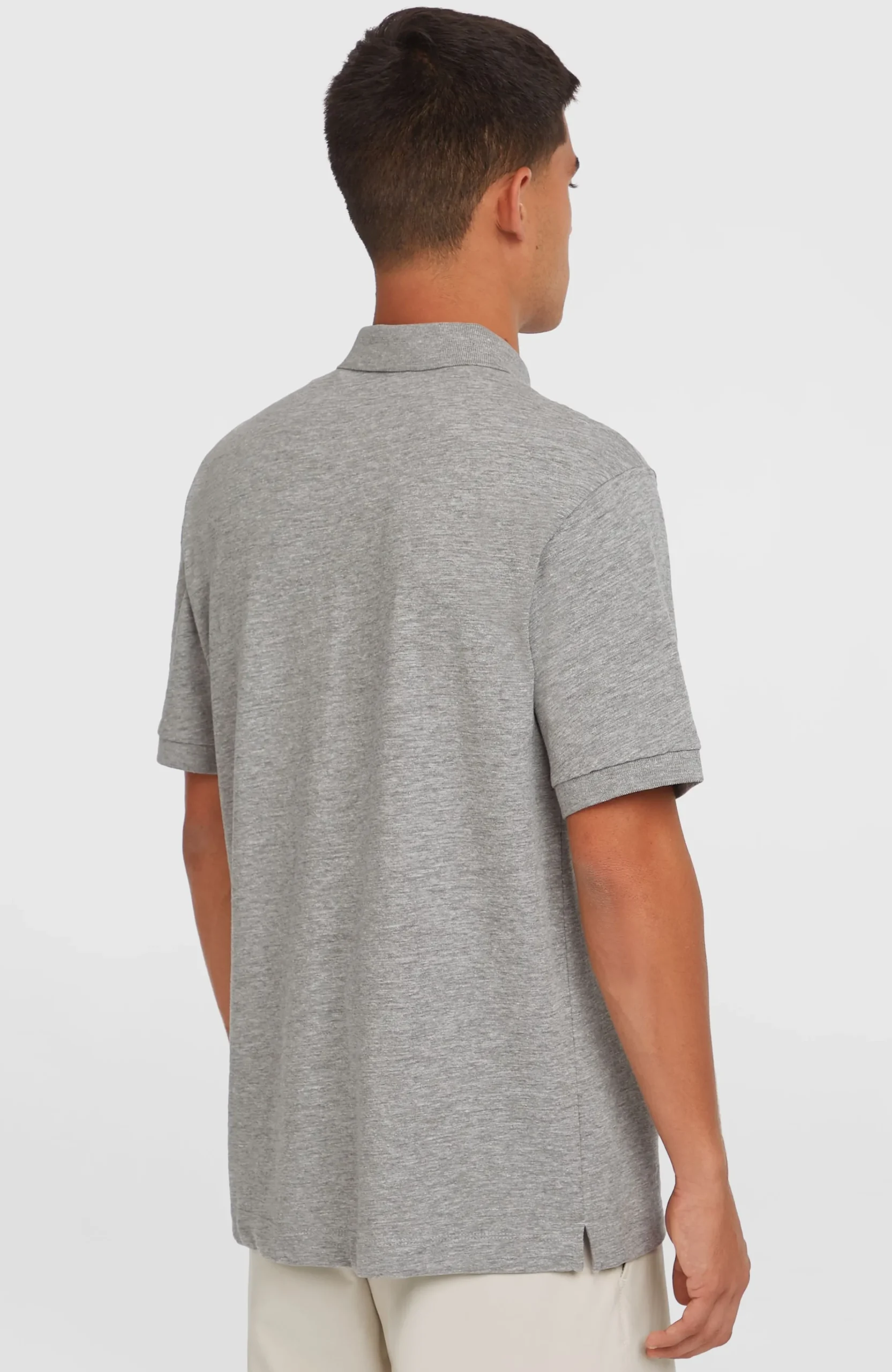 Homme O'Neill Polos|Protection Anti-Uv-HommesSlub Polo Small Logo| Gris