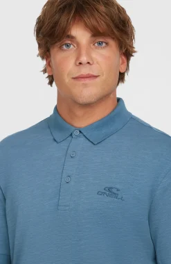 Homme O'Neill Polos|Protection Anti-Uv-HommesSlub Polo Small Logo| Bleu