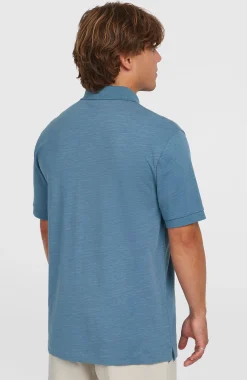 Homme O'Neill Polos|Protection Anti-Uv-HommesSlub Polo Small Logo| Bleu