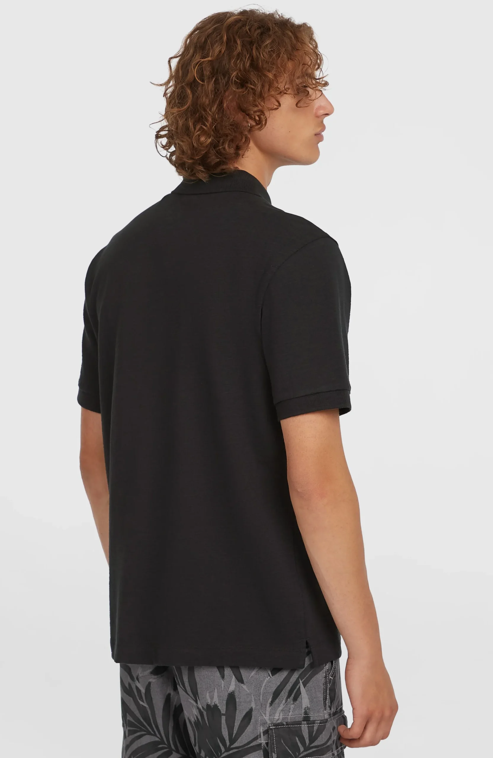 Homme O'Neill Polos|Protection Anti-Uv-HommesSlub Polo Small Logo| Noire
