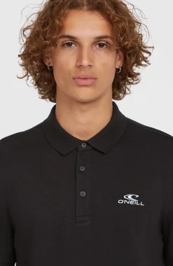Homme O'Neill Polos|Protection Anti-Uv-HommesSlub Polo Small Logo| Noire