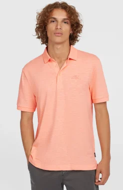 Homme O'Neill Polos|Protection Anti-Uv-HommesSlub Polo Small Logo| Rose