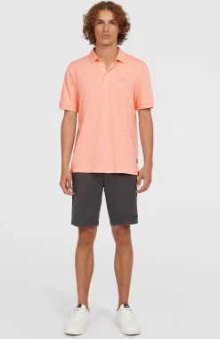 Homme O'Neill Polos|Protection Anti-Uv-HommesSlub Polo Small Logo| Rose
