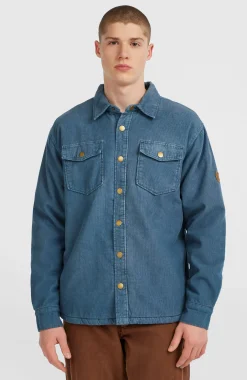 Homme O'Neill Polaires|Tops & Chemises-HommesSurchemise O'Riginals en velours côtelé et doublée en polaire| Bleu