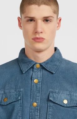Homme O'Neill Polaires|Tops & Chemises-HommesSurchemise O'Riginals en velours côtelé et doublée en polaire| Bleu