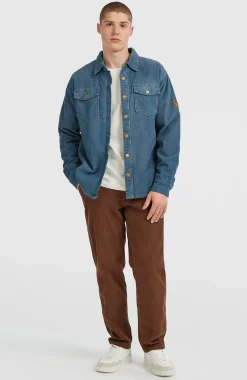Homme O'Neill Polaires|Tops & Chemises-HommesSurchemise O'Riginals en velours côtelé et doublée en polaire| Bleu