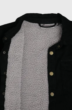 Homme O'Neill Polaires|Tops & Chemises-HommesSurchemise O'Riginals en velours côtelé et doublée en polaire| Noire