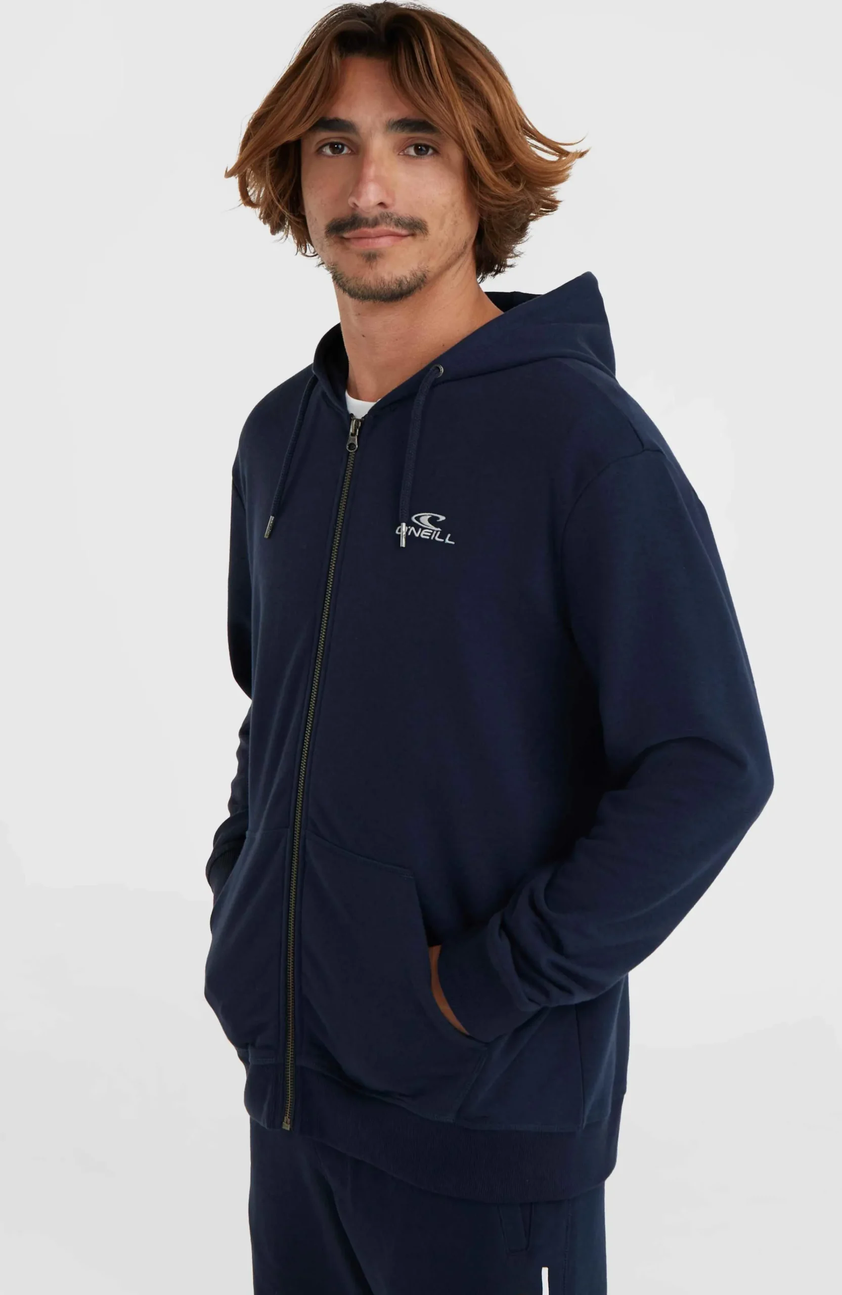 Homme O'Neill Sweats & Pulls|Protection Anti-Uv-HommesSweat à capuche et zip intégral Small Logo| Bleu
