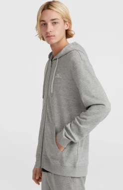 Homme O'Neill Sweats & Pulls|Protection Anti-Uv-HommesSweat à capuche et zip intégral Small Logo| Gris
