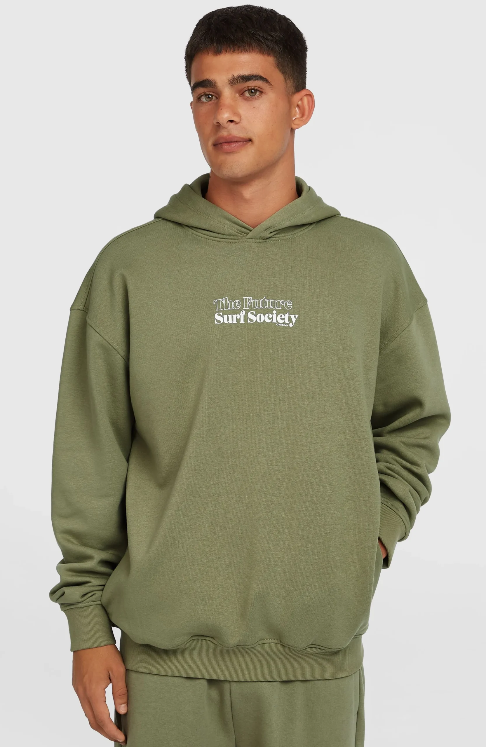 Homme O'Neill Sweats & Pulls|Protection Anti-Uv-HommesSweat à capuche Future Surf Society| Vert