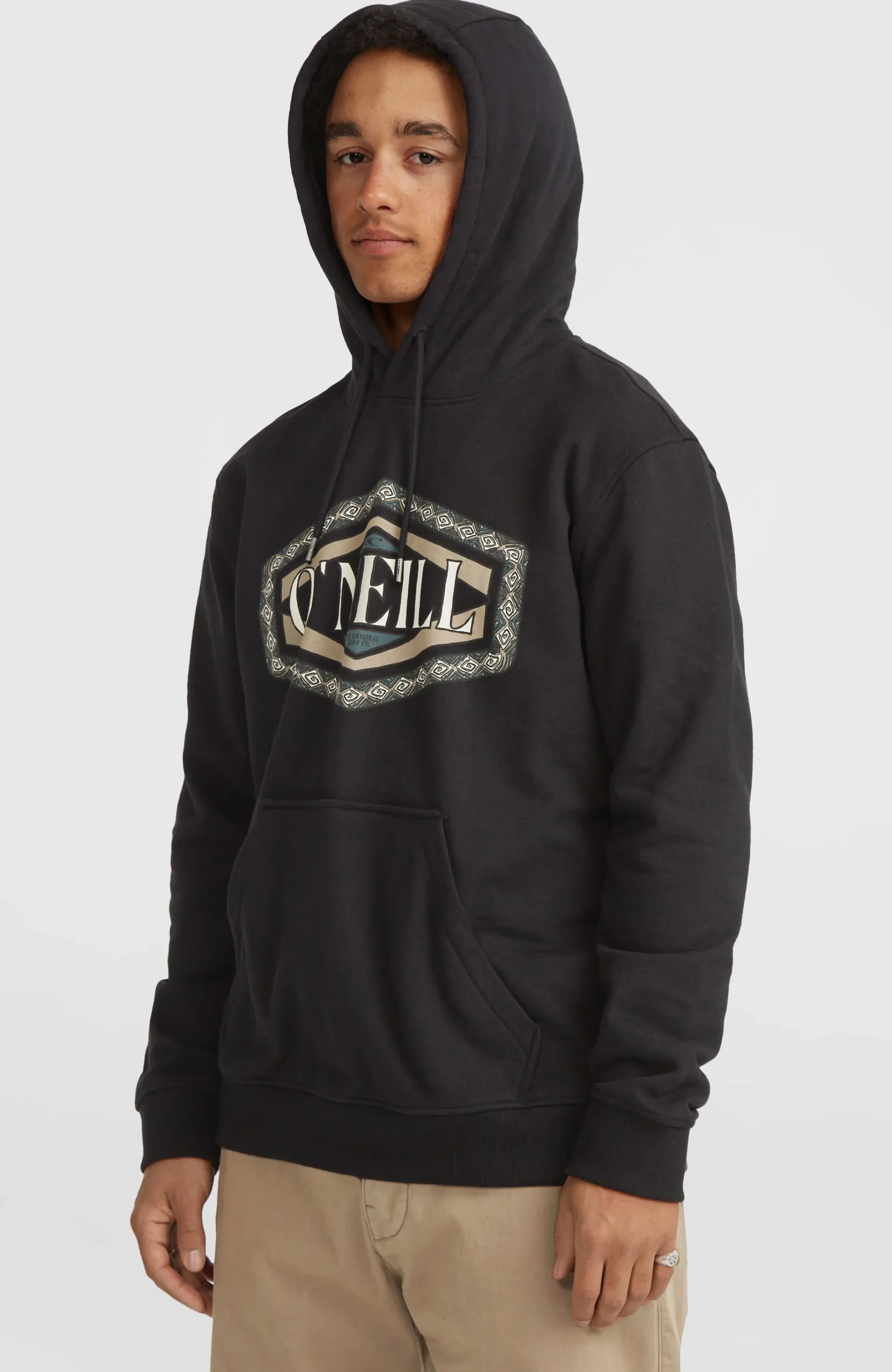 Homme O'Neill Sweats & Pulls|Protection Anti-Uv-HommesSweat à capuche Front Print| Noire