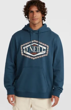 Homme O'Neill Sweats & Pulls|Protection Anti-Uv-HommesSweat à capuche Front Print| Bleu