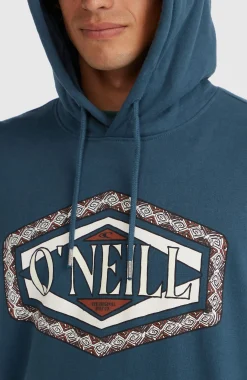 Homme O'Neill Sweats & Pulls|Protection Anti-Uv-HommesSweat à capuche Front Print| Bleu