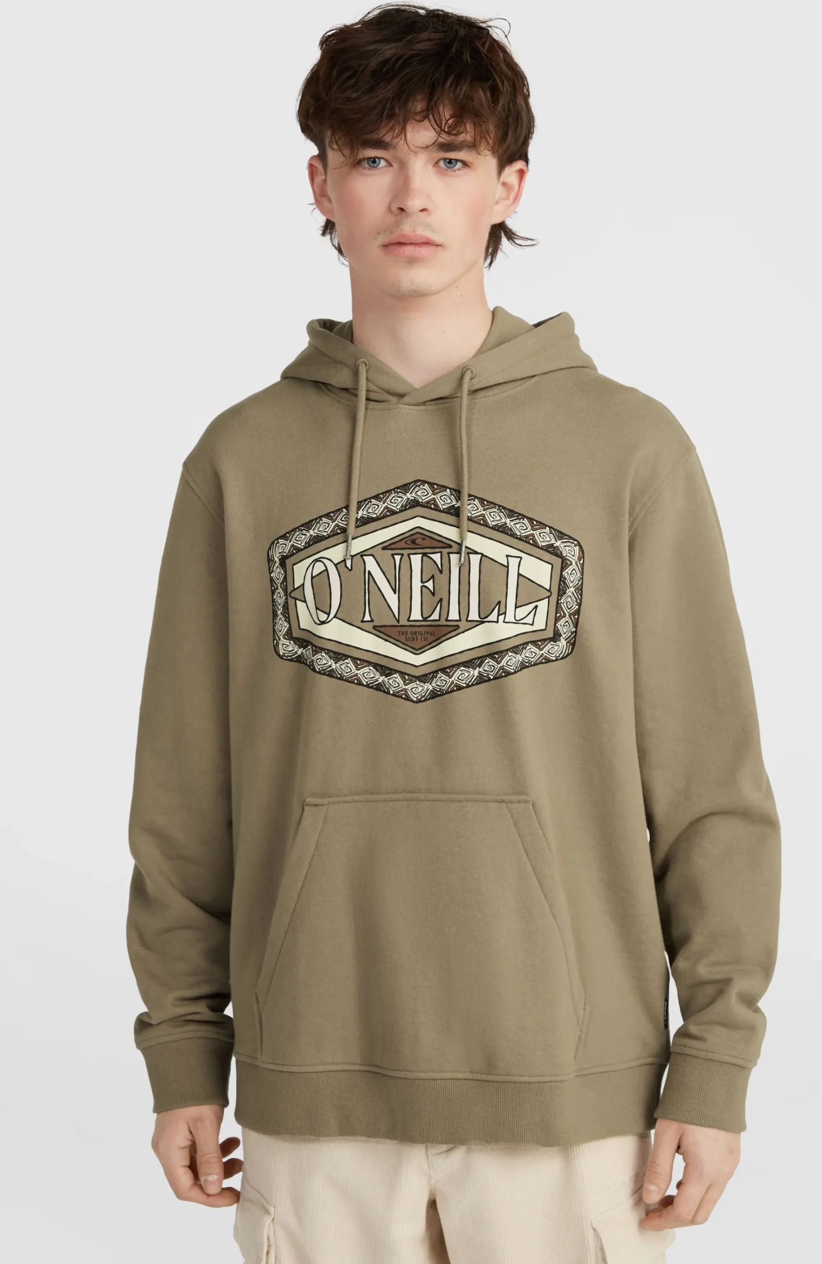 Homme O'Neill Sweats & Pulls|Protection Anti-Uv-HommesSweat à capuche Front Print| Brun