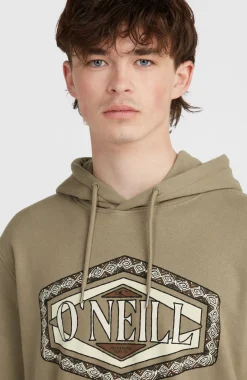 Homme O'Neill Sweats & Pulls|Protection Anti-Uv-HommesSweat à capuche Front Print| Brun