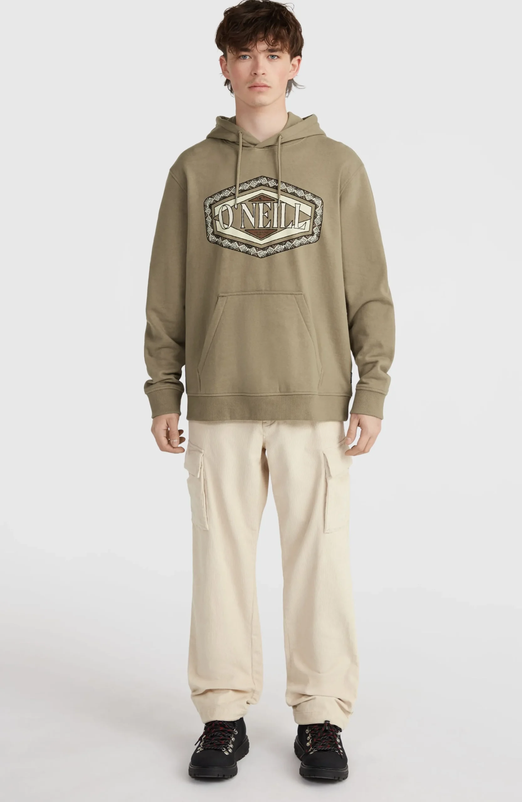 Homme O'Neill Sweats & Pulls|Protection Anti-Uv-HommesSweat à capuche Front Print| Brun