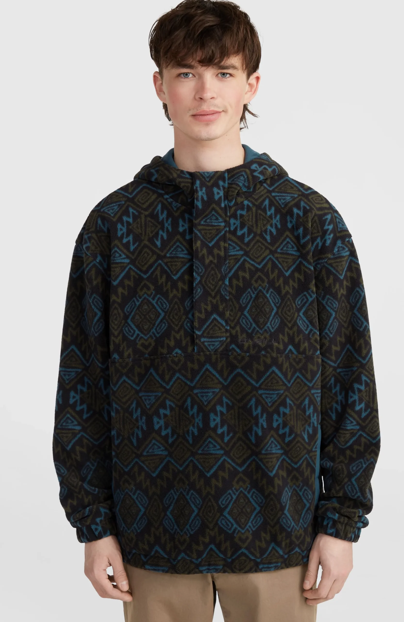 Homme O'Neill Polaires|Polaires & Sous-Couches-HommesSweat à capuche Superfleece à col demi-zip| Noire