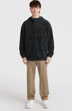 Homme O'Neill Polaires|Polaires & Sous-Couches-HommesSweat à capuche Superfleece à col demi-zip| Noire