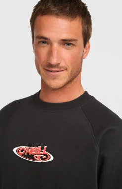 Homme O'Neill Sweats & Pulls|Protection Anti-Uv-HommesSweatshirt à col rond Essentials 90s Logo| Noire