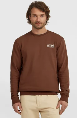 Homme O'Neill Sweats & Pulls|Protection Anti-Uv-HommesSweatshirt à col rond Original Cali Logo| Brun