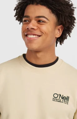 Homme O'Neill Sweats & Pulls|Protection Anti-Uv-HommesSweatshirt à col rond Original Cali Logo| Beige