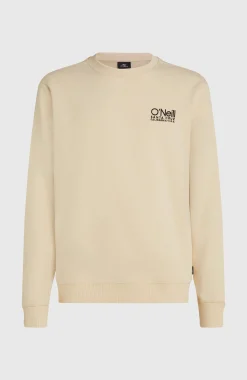 Homme O'Neill Sweats & Pulls|Protection Anti-Uv-HommesSweatshirt à col rond Original Cali Logo| Beige