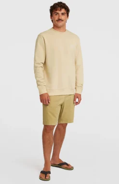 Homme O'Neill Sweats & Pulls|Protection Anti-Uv-HommesSweatshirt à col rond Original Cali Logo| Beige