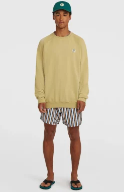 Homme O'Neill Sweats & Pulls|Protection Anti-Uv-HommesSweatshirt à col rond O'Riginals Badge Crew| Beige