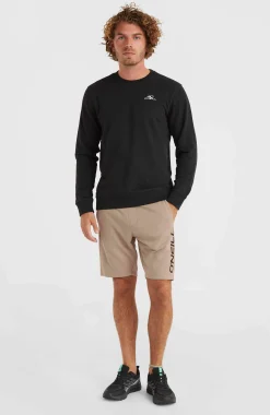 Homme O'Neill Sweats & Pulls|Protection Anti-Uv-HommesSweatshirt Small Logo Crew| Noire
