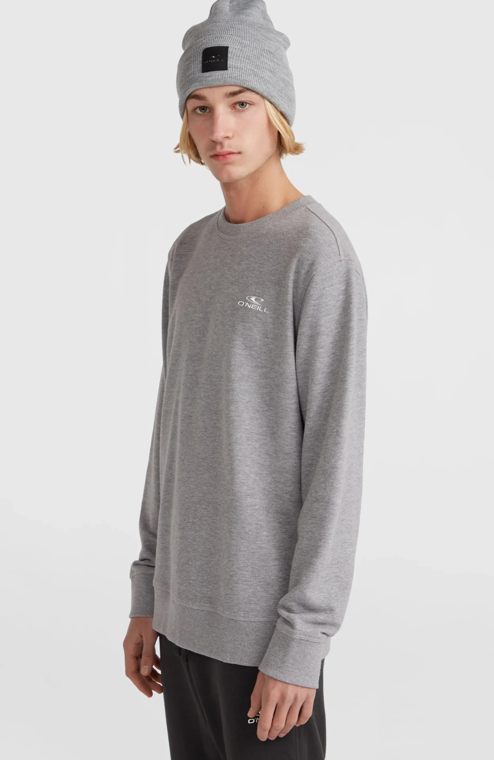 Homme O'Neill Sweats & Pulls|Protection Anti-Uv-HommesSweatshirt Small Logo Crew| Gris