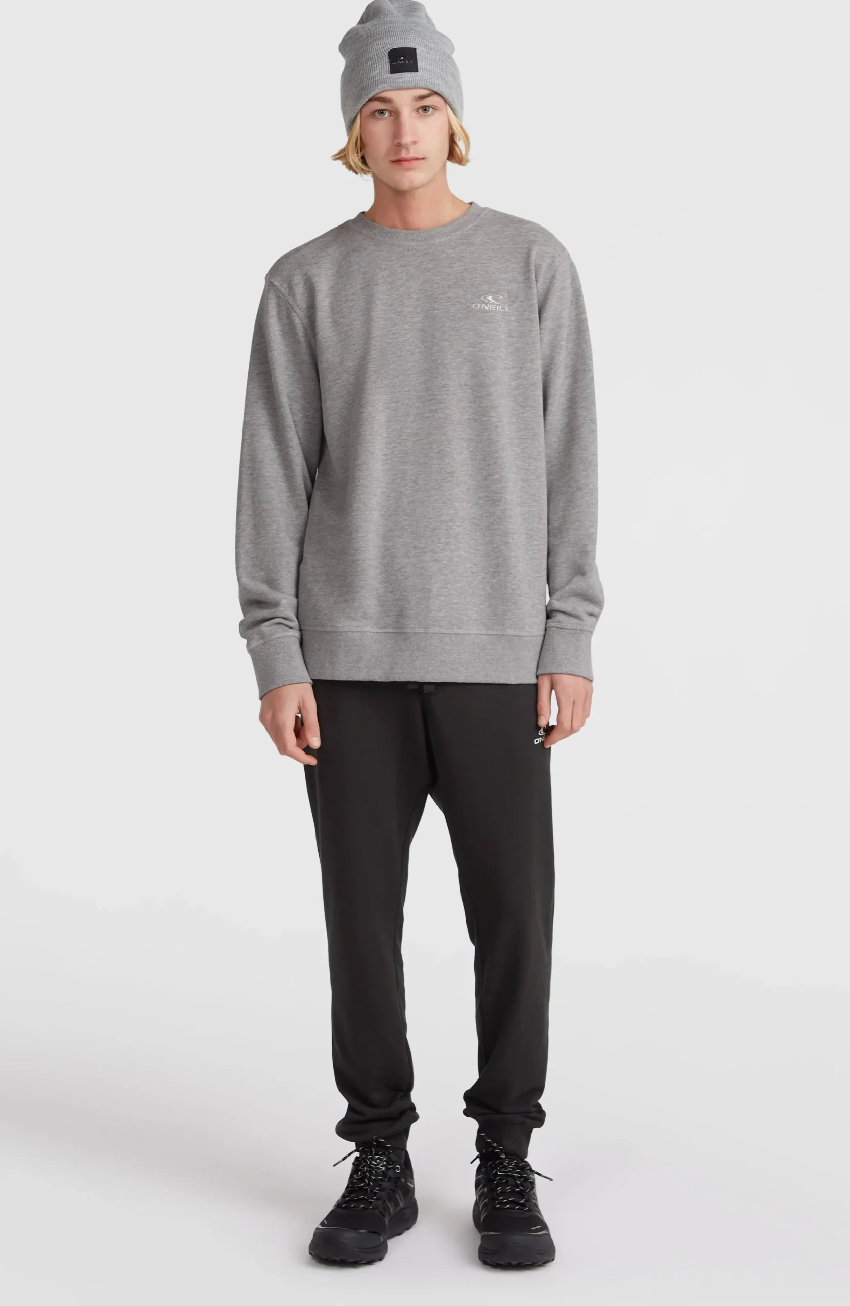 Homme O'Neill Sweats & Pulls|Protection Anti-Uv-HommesSweatshirt Small Logo Crew| Gris