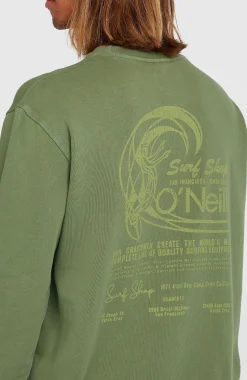Homme O'Neill Sweats & Pulls|Protection Anti-Uv-HommesSweatshirt O'Riginals Crew| Vert