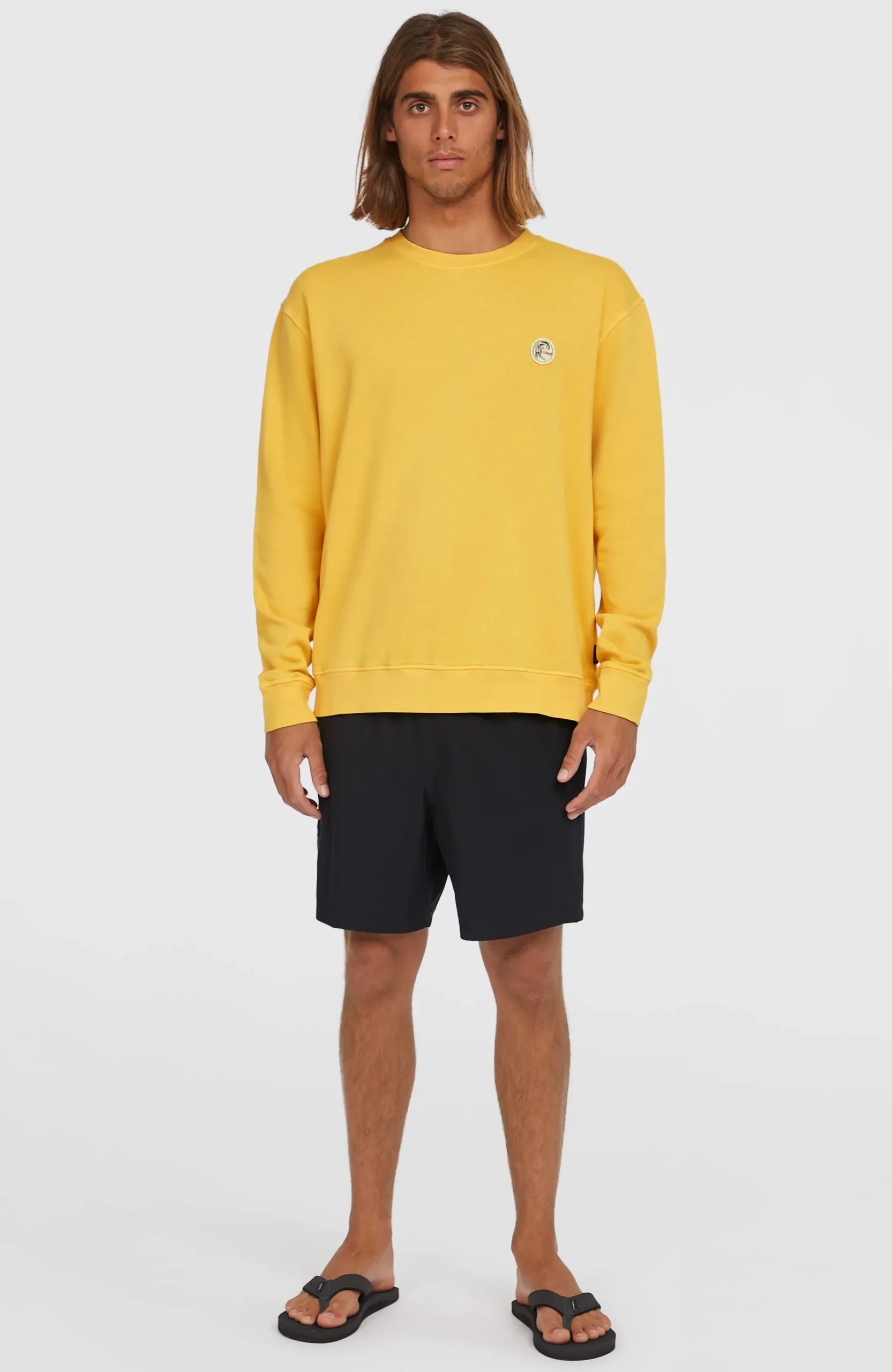 Homme O'Neill Sweats & Pulls|Protection Anti-Uv-HommesSweatshirt O'Riginals Crew| Jaune